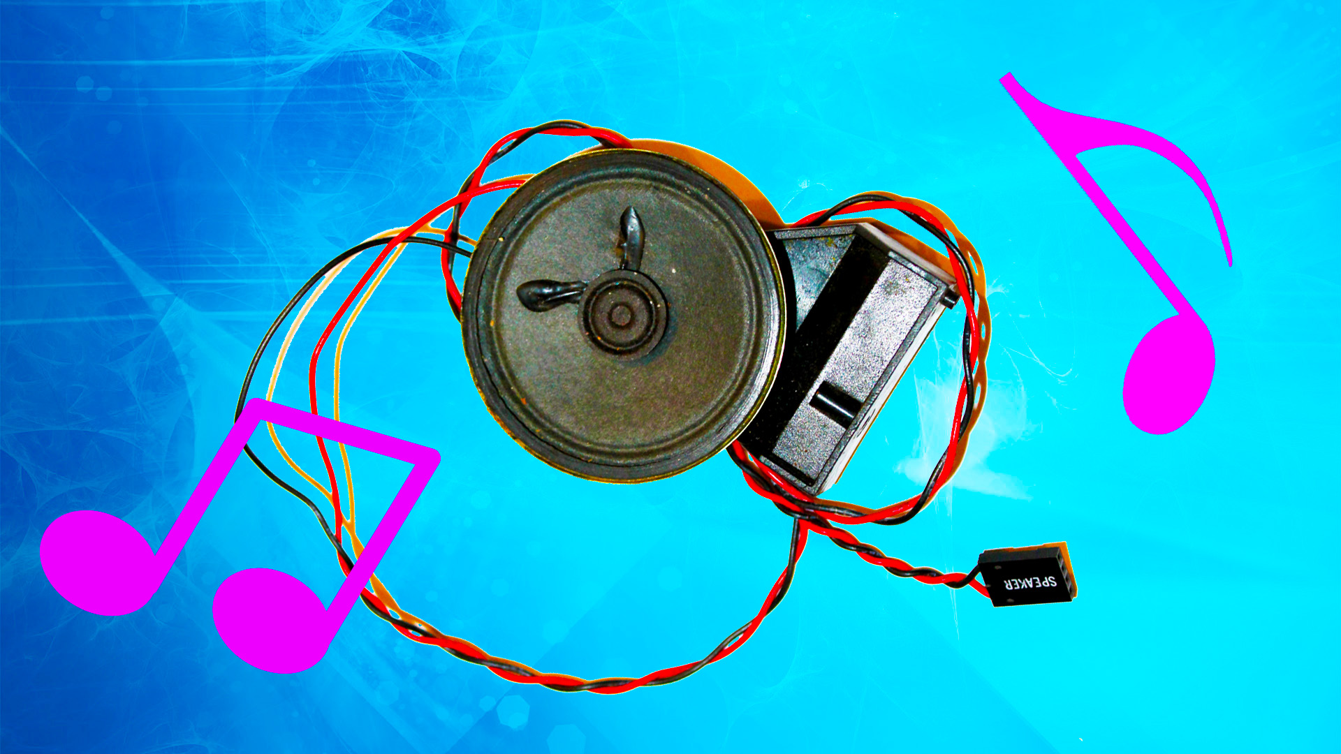 The internal PC speaker mainly made one noise – beep